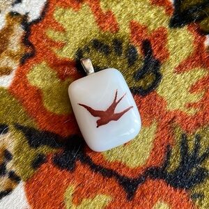 Handmade, Barn Swallow, Necklace Pendant